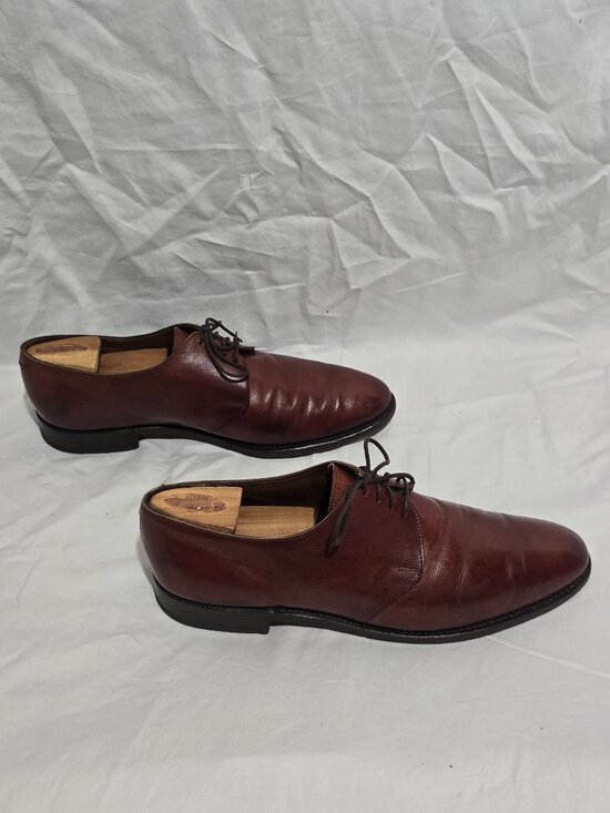 Peal & Co. Brooks Brothers Made in Italy Brown Oxford Leather Shoe - sz 10 1/2 E main image 5